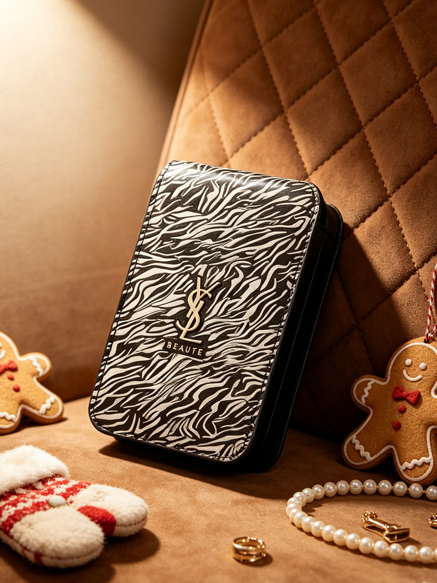 Ysl Beauty Makeup Bag - YSL Zebra Print Lipstick Storage Bag