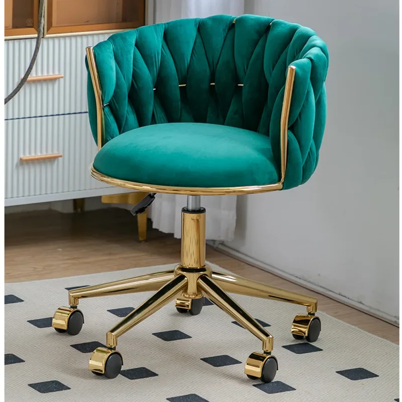 Ergonomic Velvet Upholstered M - Beauty Makeup Chair ulasan dan harga