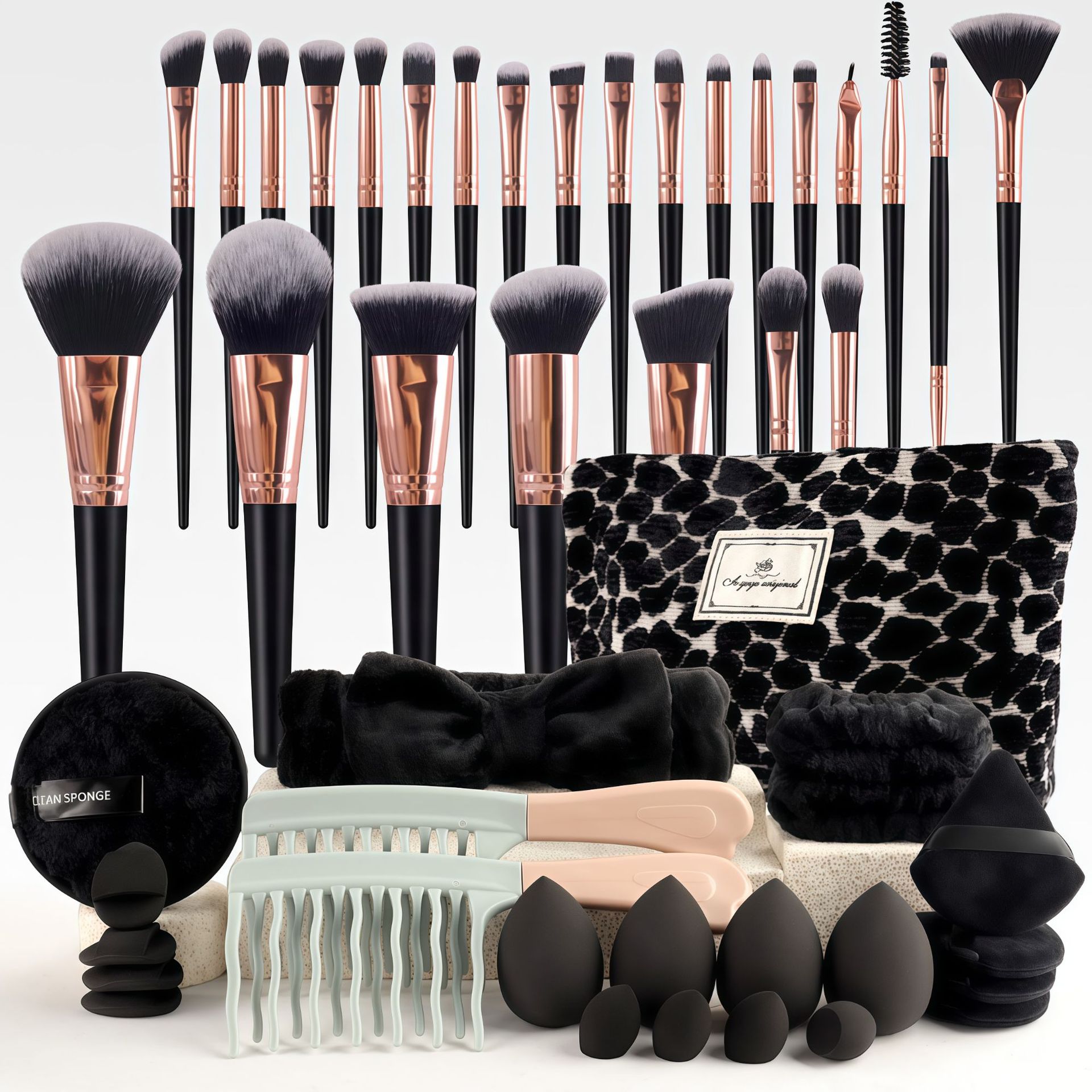Makeup Brush Set Chic Fragranc - Beauty Bag Makeup ulasan dan harga