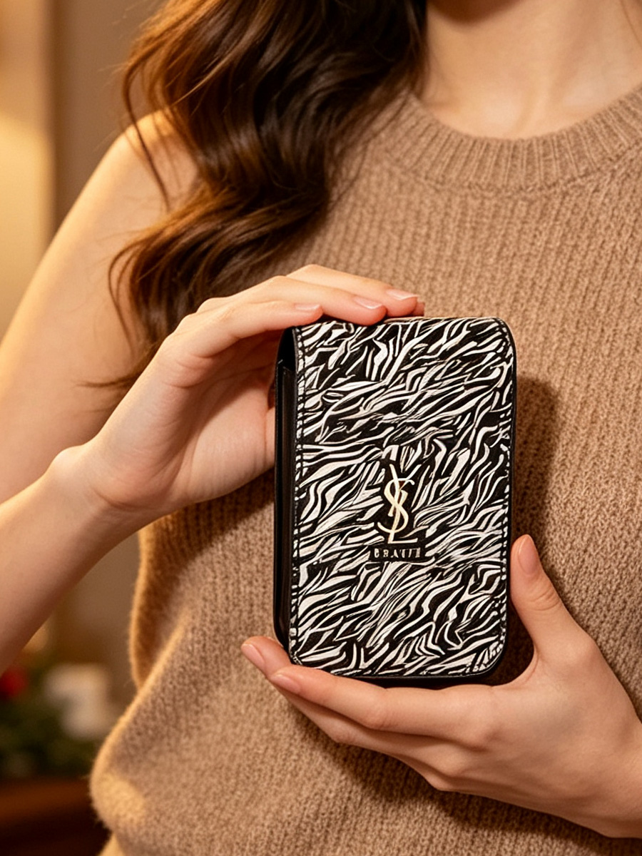 YSL Zebra Print Lipstick Stora - Ysl Beauty Makeup Bag ulasan dan harga