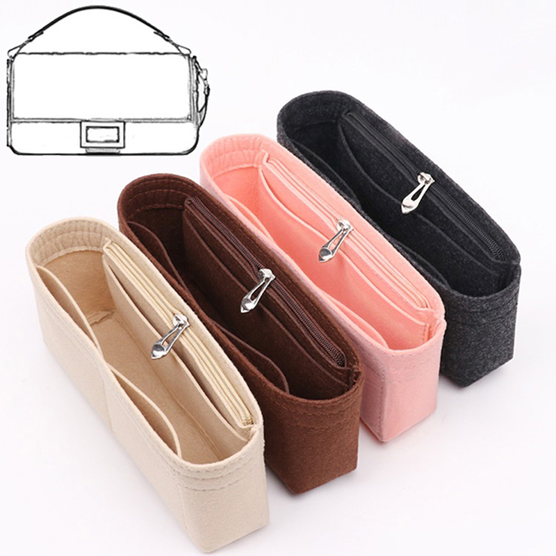 1PC Felt Insert Bag Organizer, - Ysl Beauty Makeup Bag ulasan dan harga