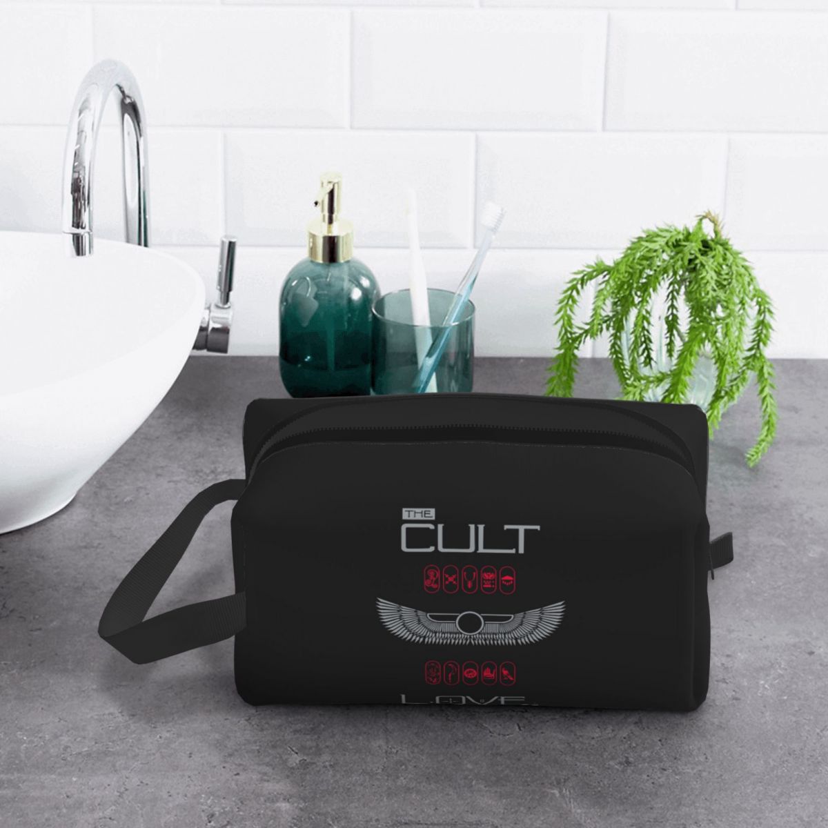 The Cult Love Makeup Bag Cosme - Beauty Love Makeup ulasan dan harga