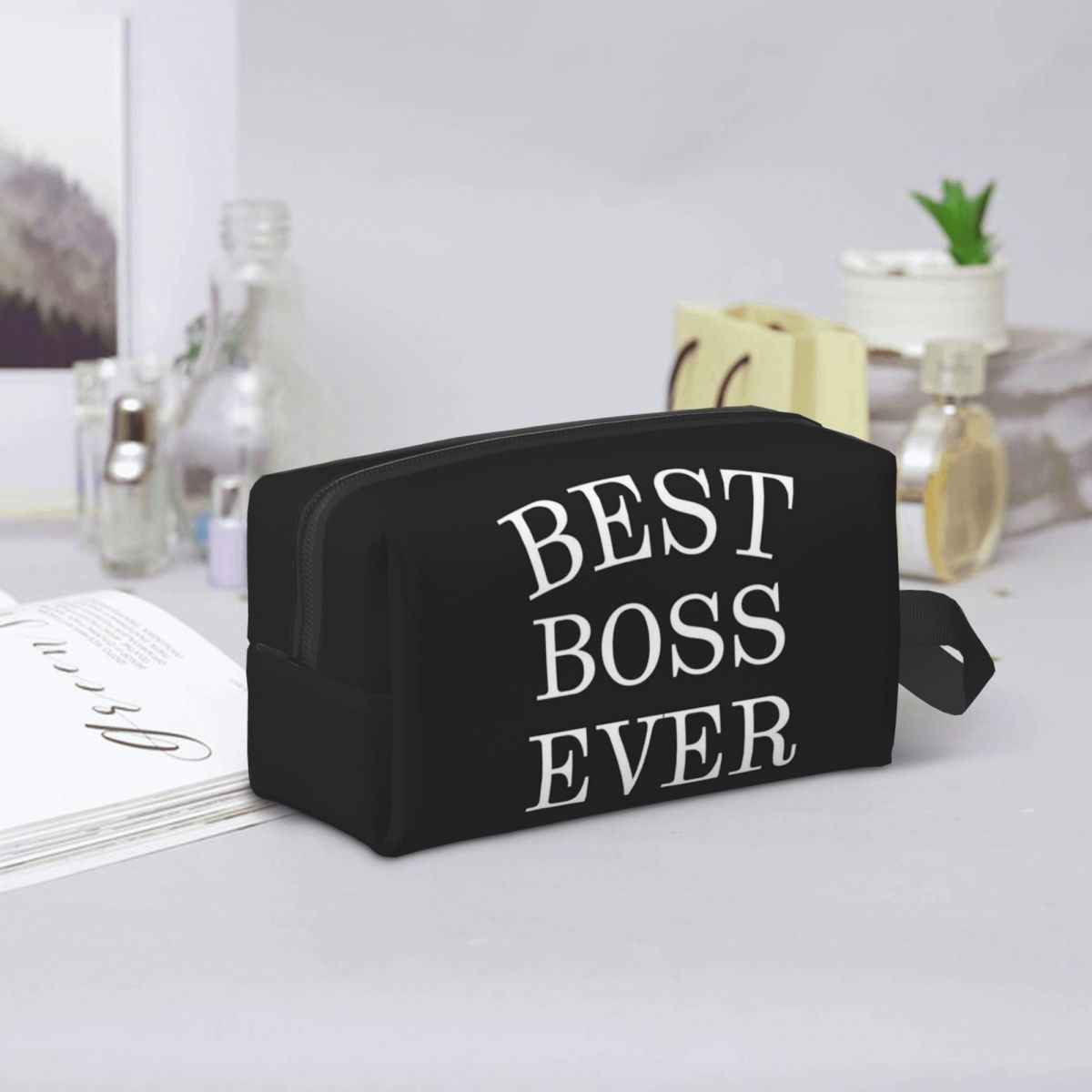Lady Best Boss Ever Makeup Bag - Beauty Forever Makeup ulasan dan harga