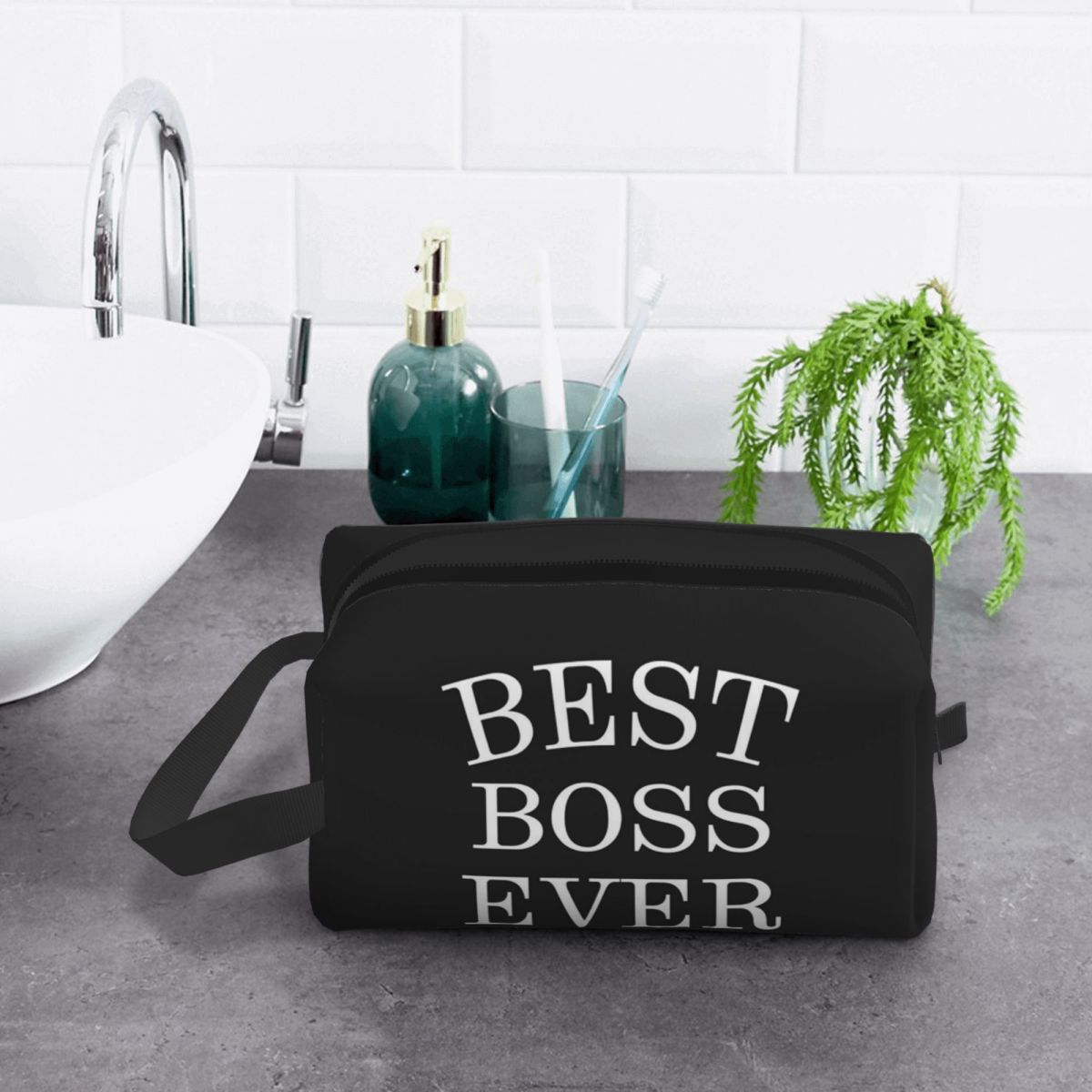 Lady Best Boss Ever Makeup Bag - Beauty Forever Makeup ulasan dan harga