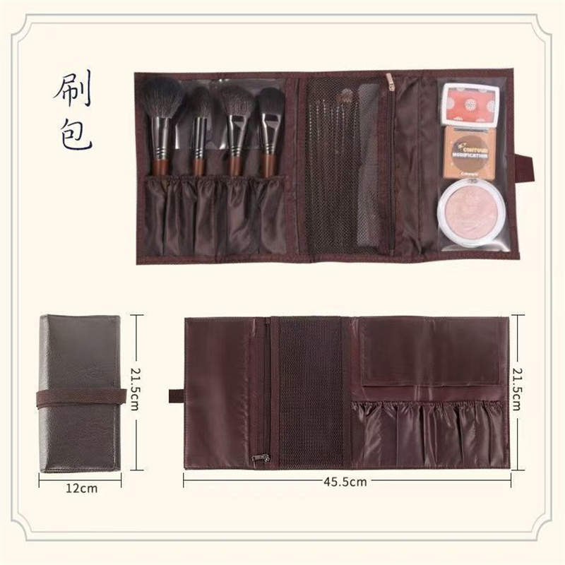 PU Leather Makeup Brush Roll B - Beauty Bag Makeup ulasan dan harga