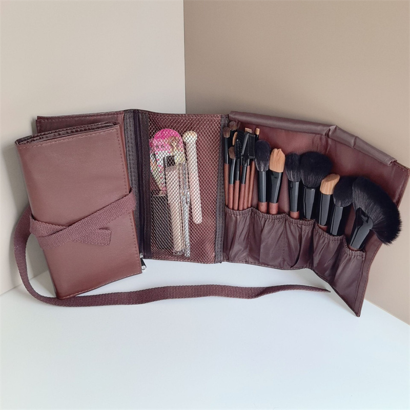 PU Leather Makeup Brush Roll B - Beauty Bag Makeup ulasan dan harga