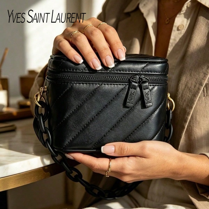 Yves Saint Laurent’s Bag Black - Ysl Beauty Makeup Bag ulasan dan harga