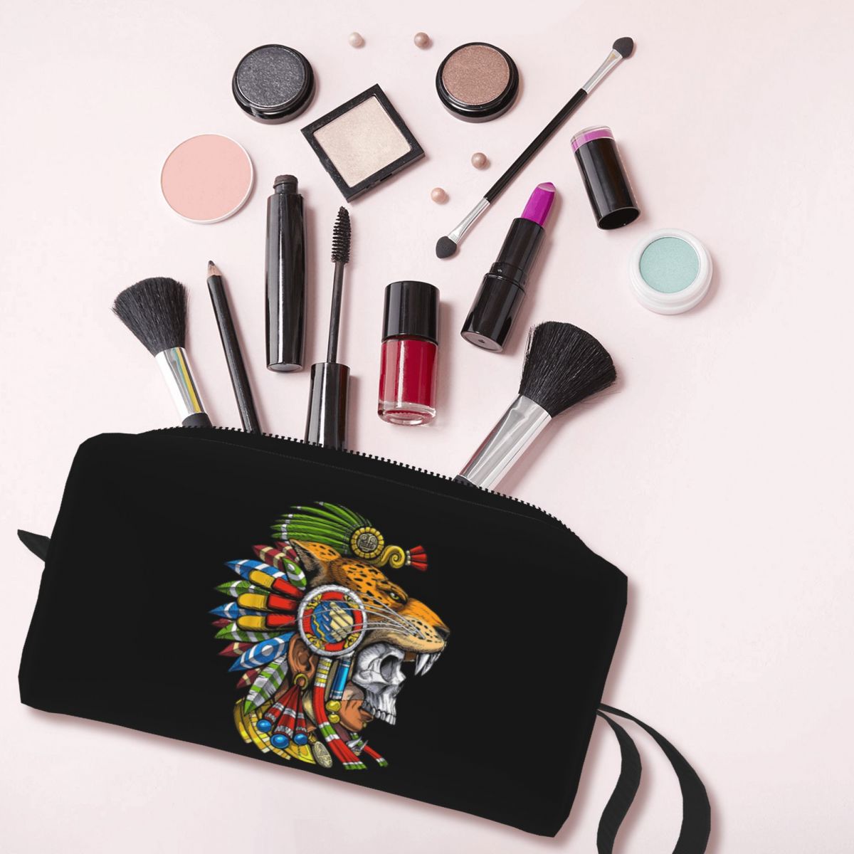 Aztec Skull Jaguar Warrior Mas - Jaguar Beauty Makeup ulasan dan harga