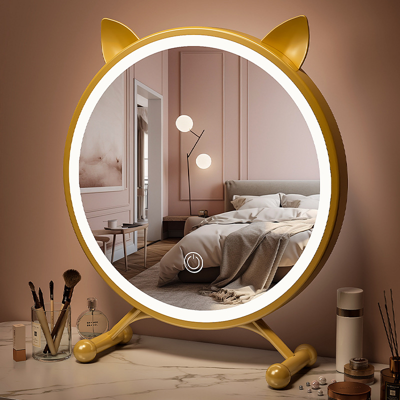LED Circular Makeup Mirror, De - Beauty Love Makeup ulasan dan harga