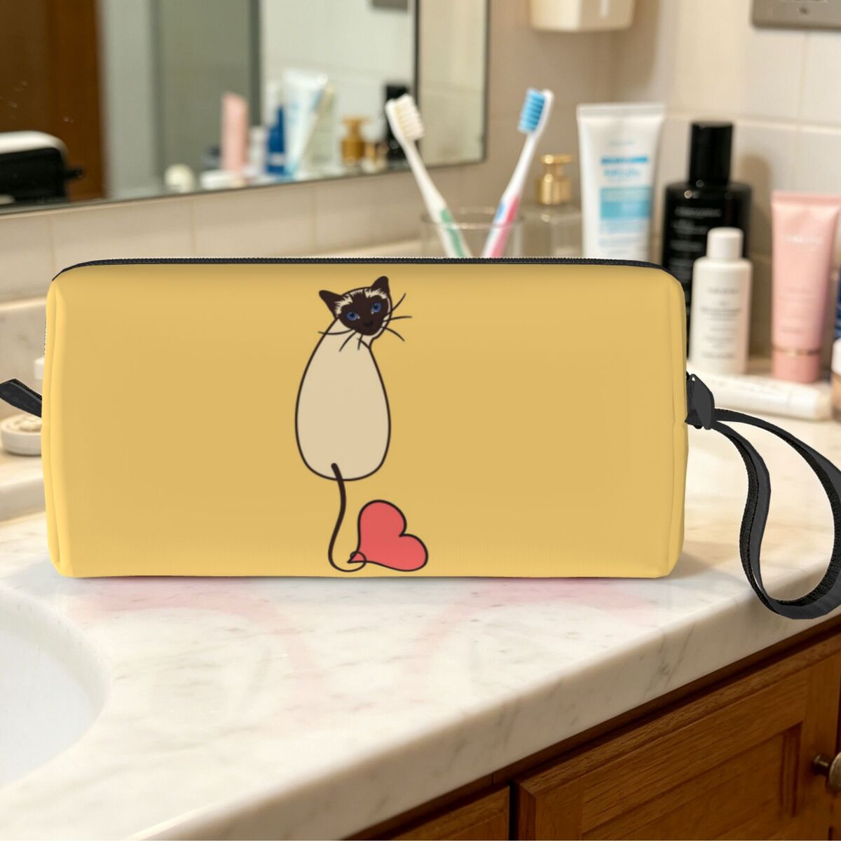 Love Siamese Cat-Yellow Makeup - Beauty Love Makeup ulasan dan harga