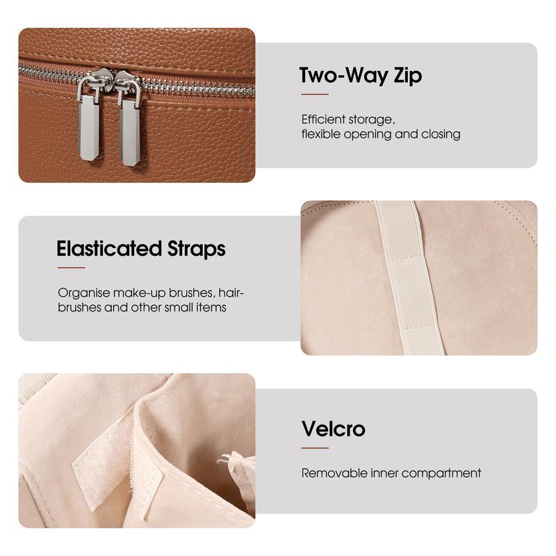 Large Capacity PU Leather Make - Beauty Bag Makeup ulasan dan harga